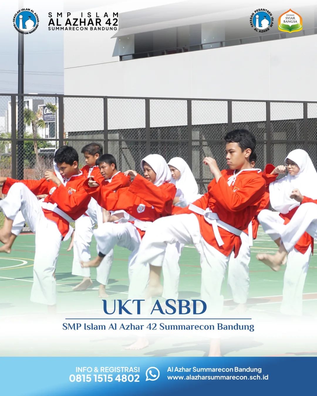 Ujian Kenaikan Tingkat ASBD (Al Azhar Seni Bela Diri)